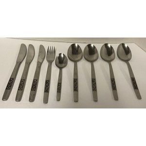 ROYAL DAMASK Amefa Stainless Flatware  Holland Dinnerware 9 Replacement Pieces